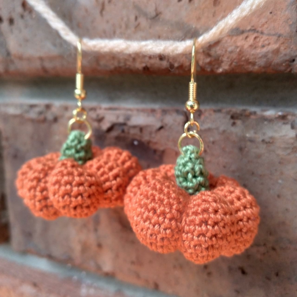Pumpkin earrings